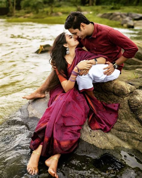 Beautiful young Indian couple in love 